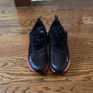 Nike Black and Red Athletic Shoes